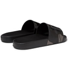 Valentino - Valentino Garavani Camouflage-Print Rubber Slides - Men - Black