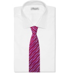 Charvet - 7.5cm Embroidered Silk Tie - Pink