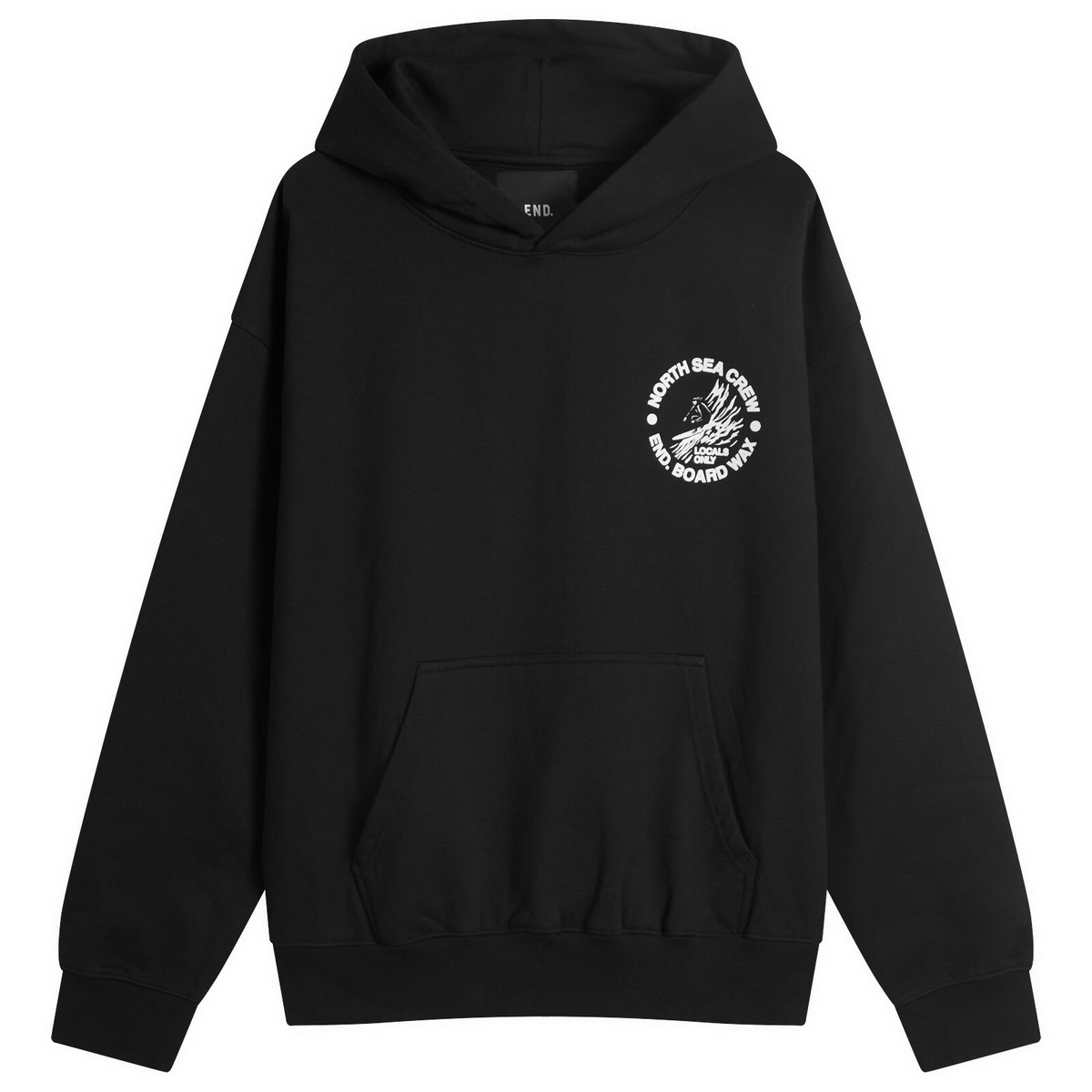 END. Coastal Board Wax Hoodie in Black