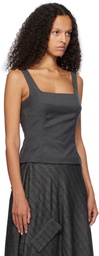 REMAIN Birger Christensen Gray Suiting Top