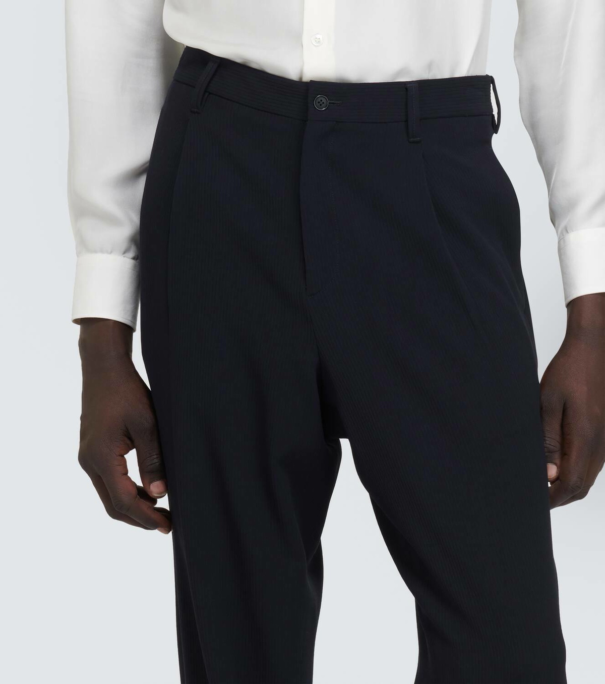 Giorgio Armani Virgin wool straight pants