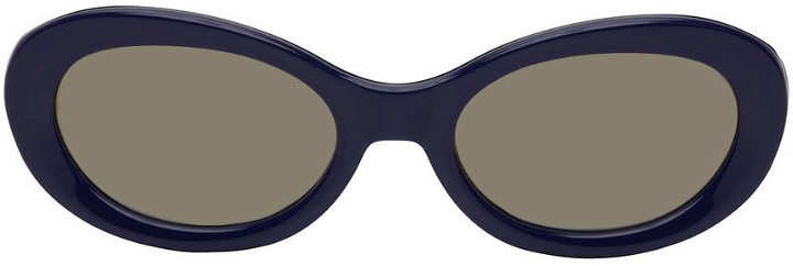 Photo: Dries Van Noten Purple Linda Farrow Edition 211 C3 Sunglasses