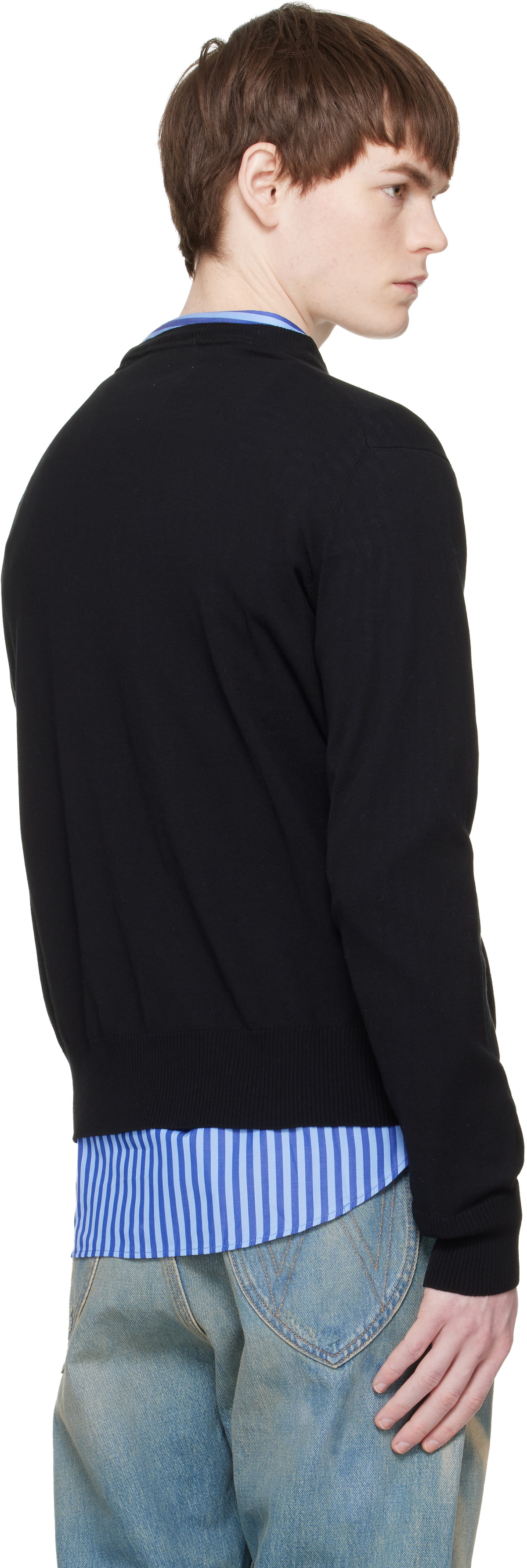 Vivienne Westwood Black Alex Round Neck Sweater