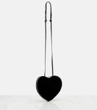 Alaïa Le Coeur Small shearling crossbody bag