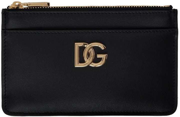 Photo: Dolce & Gabbana Black Leather Card Holder
