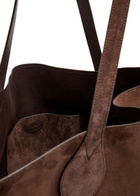Mulberry Oversized Suede Tote bag - Chocolate - One Size