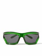 LOEWE - Paula's Ibiza Sporty Mask Oversized D-Frame Acetate Wrap-Around Sunglasses