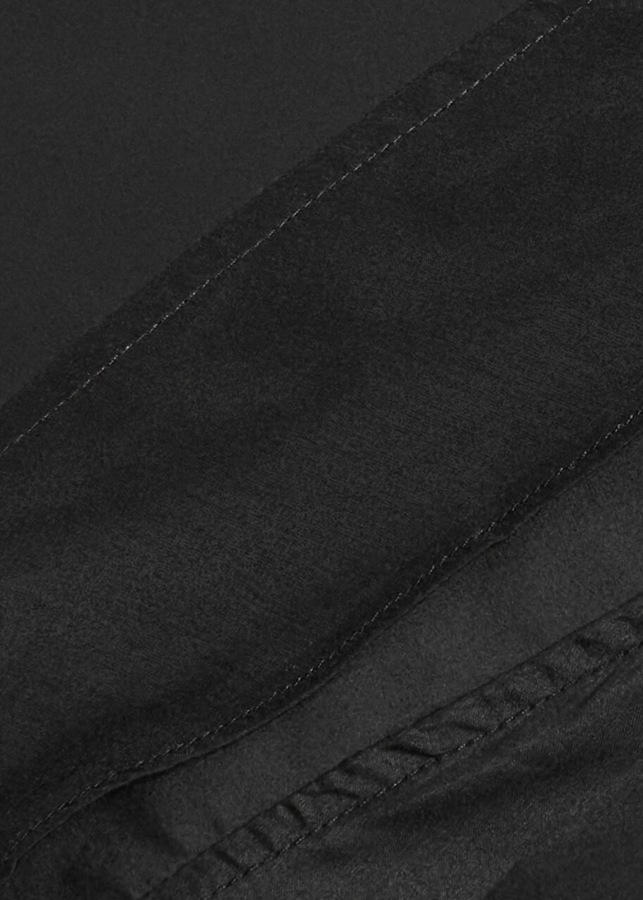 3.1 Phillip Lim Flounce Cotton-blend Midi Skirt Black
