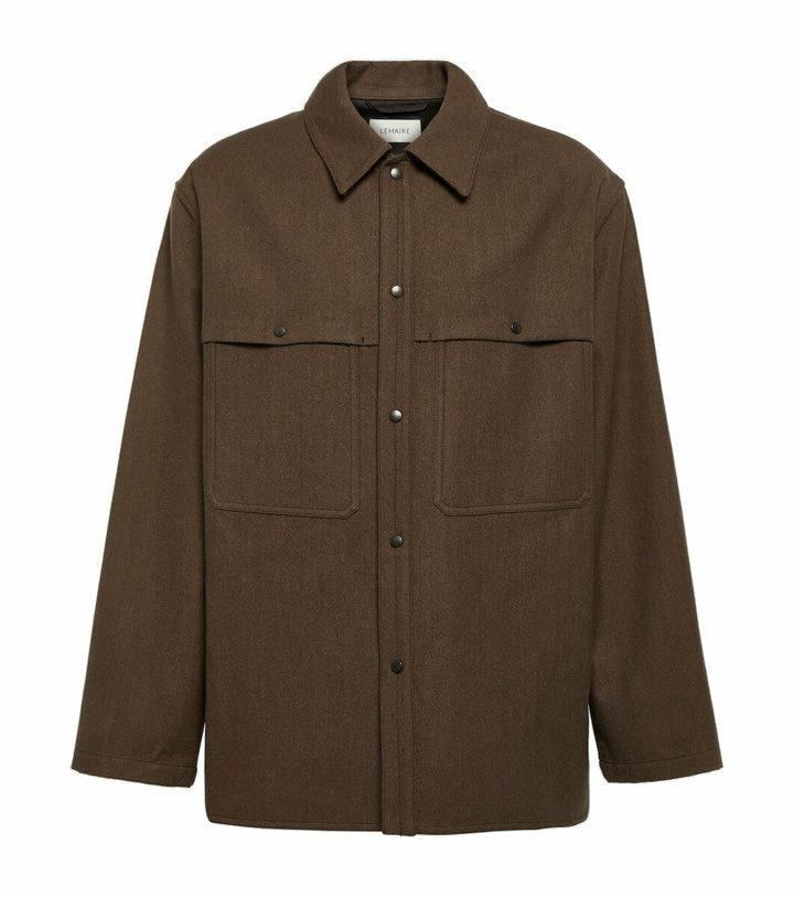 Photo: Lemaire Wool and cotton overshirt