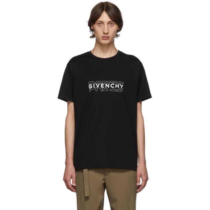 Photo: Givenchy Black Givenchy Paris T-Shirt