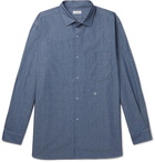 NANAMICA - Cotton-Blend Chambray Shirt - Blue