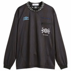 TOGA ARCHIVES Women's TOGA x Umbro Game Shirt Long Sleeve in Black