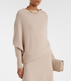 Agnona Asymmetric cashmere sweater