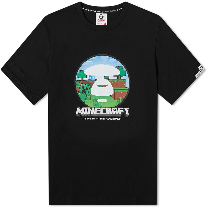 Photo: AAPE x Minecraft Ape Head Tee