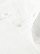 Onia - Linen Henley Shirt - White