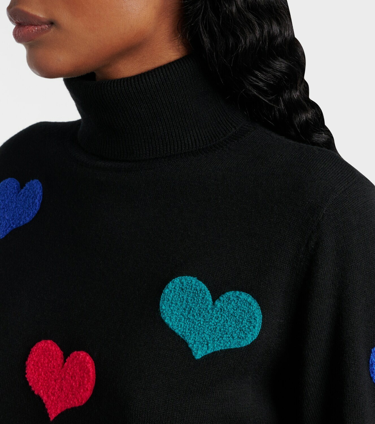 Goldbergh Bacio embellished turtleneck sweater