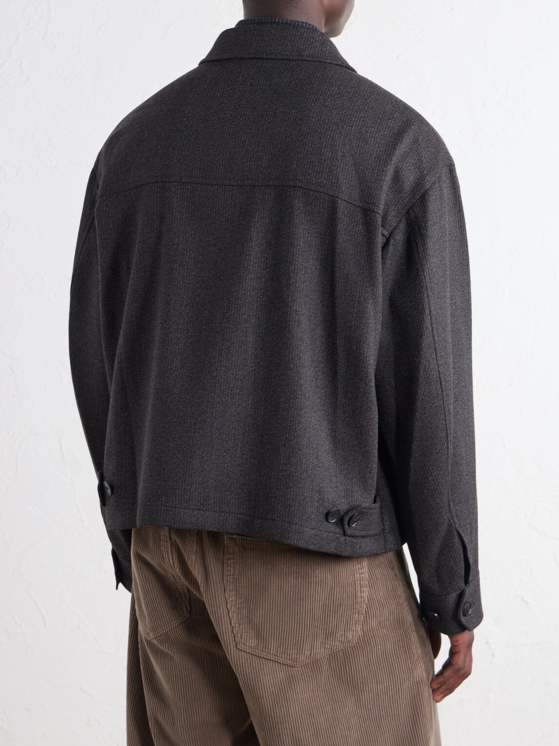 mfpen - Mail Wool-Blend Blouson Jacket - Gray