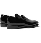 George Cleverley - Positano Waxed-Cotton Loafers - Black