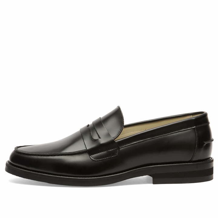 Photo: Duke + Dexter Men's Wilde Penny Loafer in Black