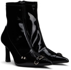 Justine Clenquet Black Patti Boots