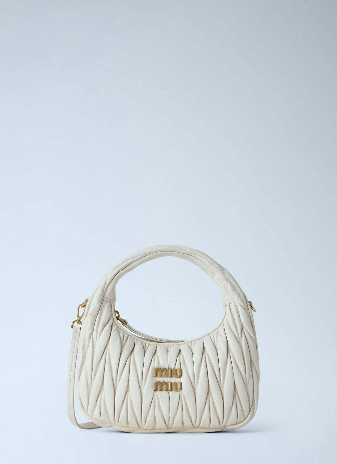 Miu Miu Small Wander Matelassé Hobo Bag