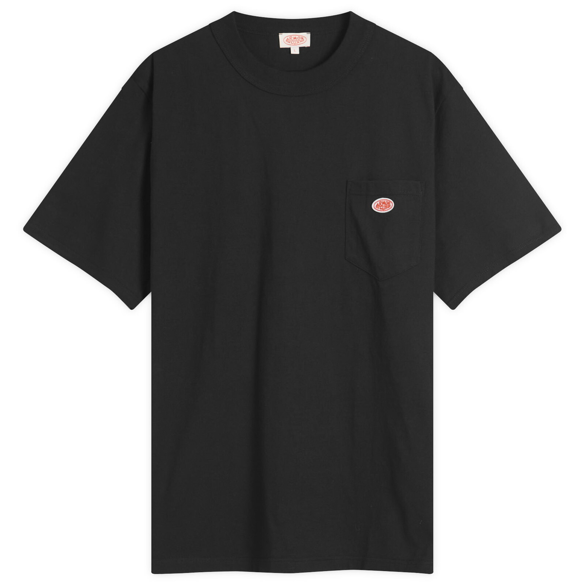 Armor-Lux Men's Logo Pocket T-Shirt in Black