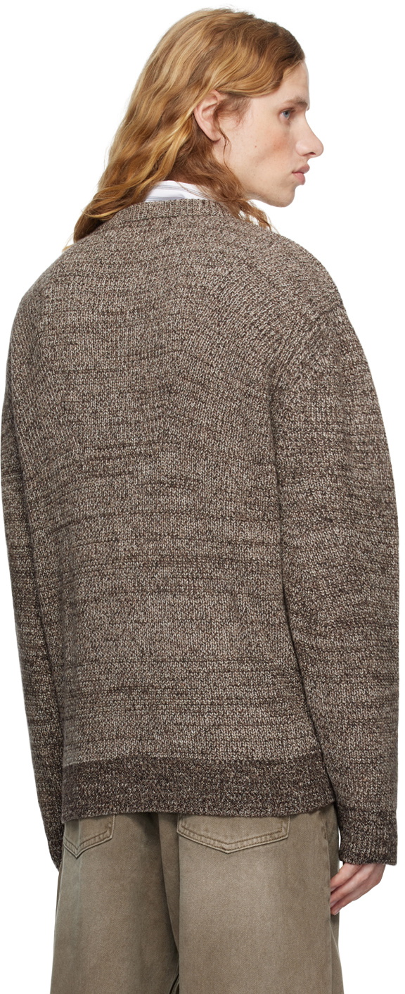 COOR Brown Cashpop Tweed Sweater