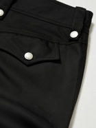 GUCCI - Wide-Leg Zip-Embellished Shell Trousers - Black