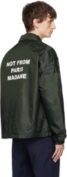 Drôle De Monsieur Green 'La Veste Polaire Slogan' Jacket