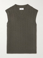 Mr P. - Wool and Cashmere-Blend Sweater Vest - Green