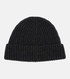 Loewe Anagram ribbed-knit cashmere beanie