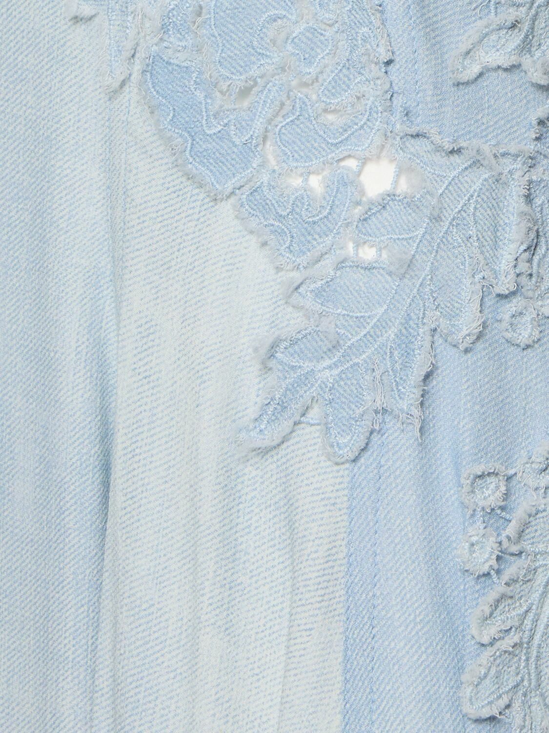 ERMANNO SCERVINO Embroidered Satin Maxi Dress