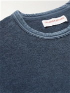 ORLEBAR BROWN - Pierce Slim-Fit Garment-Dyed Cotton-Terry Sweatshirt - Blue