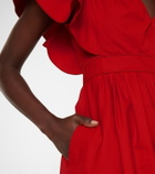 Giambattista Valli Ruffled cotton midi dress