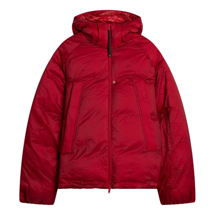 Photo: Y-3 Men's Hooded Puffer Jacket in Actmar