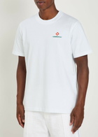Casablanca Logo-print Cotton T-shirt White