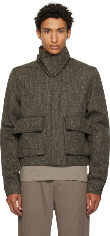 Photo: Rick Owens Gray Tower Alice Jacket