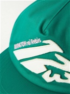 RRR123 - Logo-Embroidered Appliquéd Cotton-Twill Baseball Cap