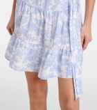 Heidi Klein Paisley tiered minidress