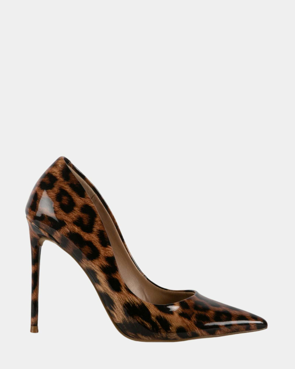 Steve Madden Vida Heels in Leopard Patent