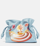 Loewe x Maruja Mallo Flamenco leather clutch bag