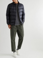 Herno - Quilted Shell Down Shirt Jacket - Blue