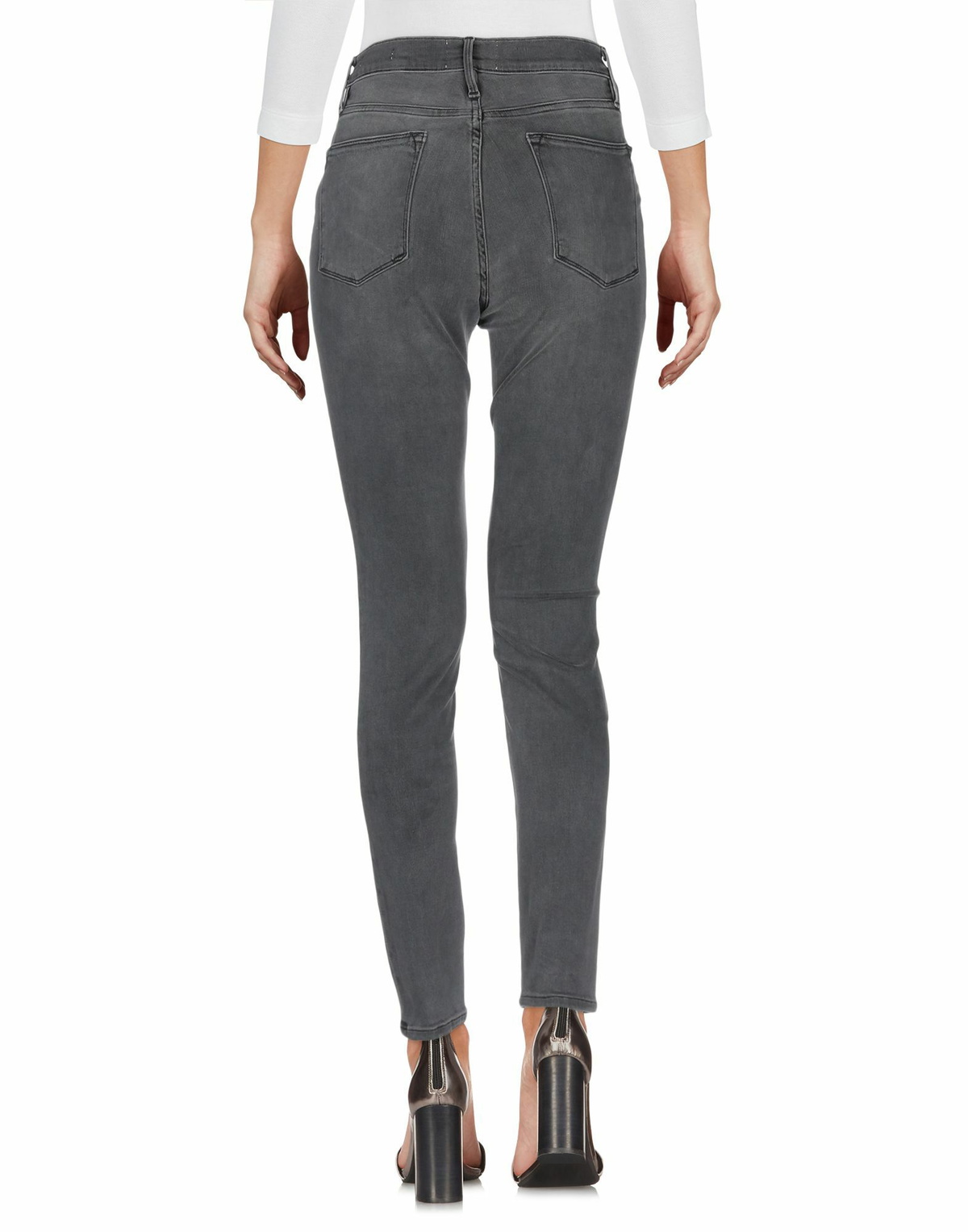 Frame Womens Jeans in Grey