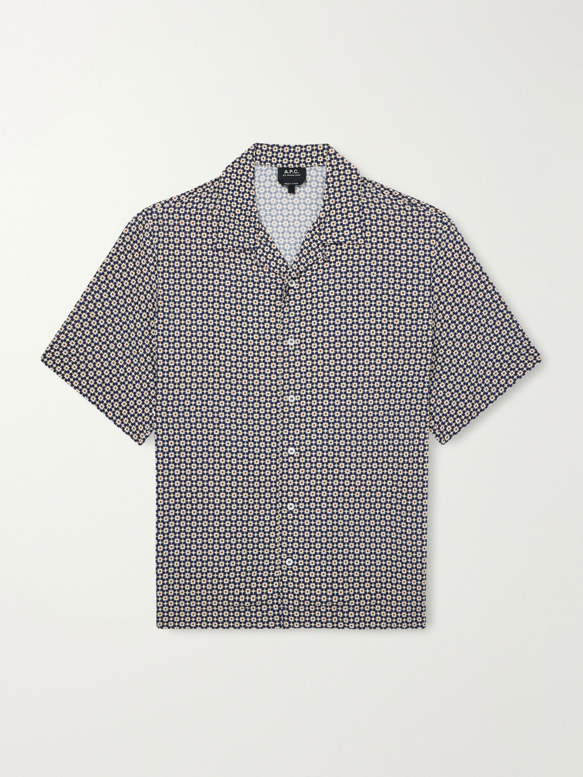A.P.C. - Bennet Printed Crepe de Chine Shirt - Blue