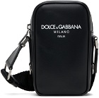 Dolce&Gabbana Black Logo Messenger Bag