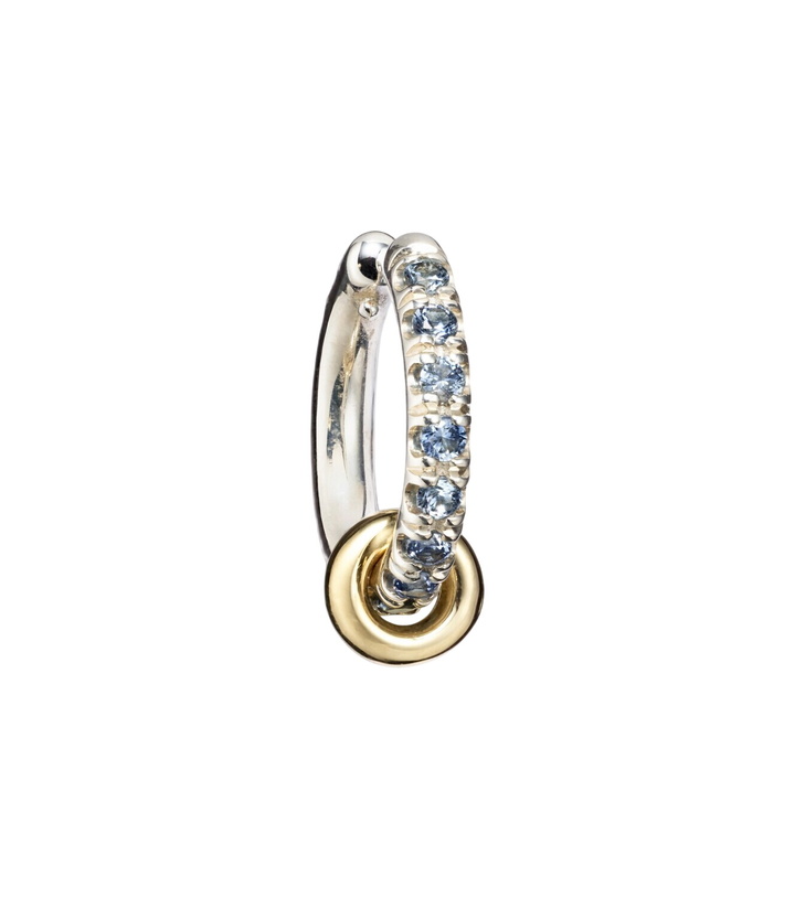 Photo: Spinelli Kilcollin Ombré sterling silver and 18kt yellow gold ear cuff with sapphires