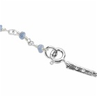 Pearls Before Swine Men's Taeus Necklace in Silver/Sapphire