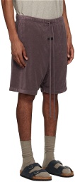 Essentials Purple Drawstring Shorts