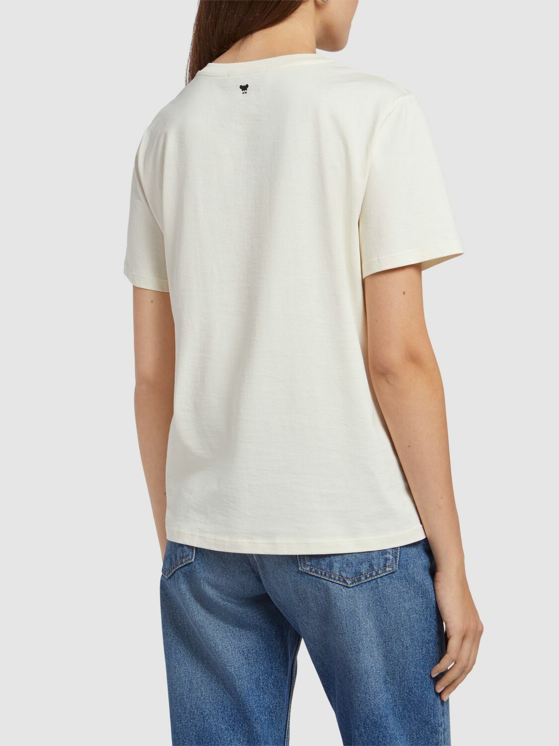 人気【Weekend MAXMARA】T-shirt in jersey di cotone Organic cotton jersey T-shirt, black | Weekend Max Mara
