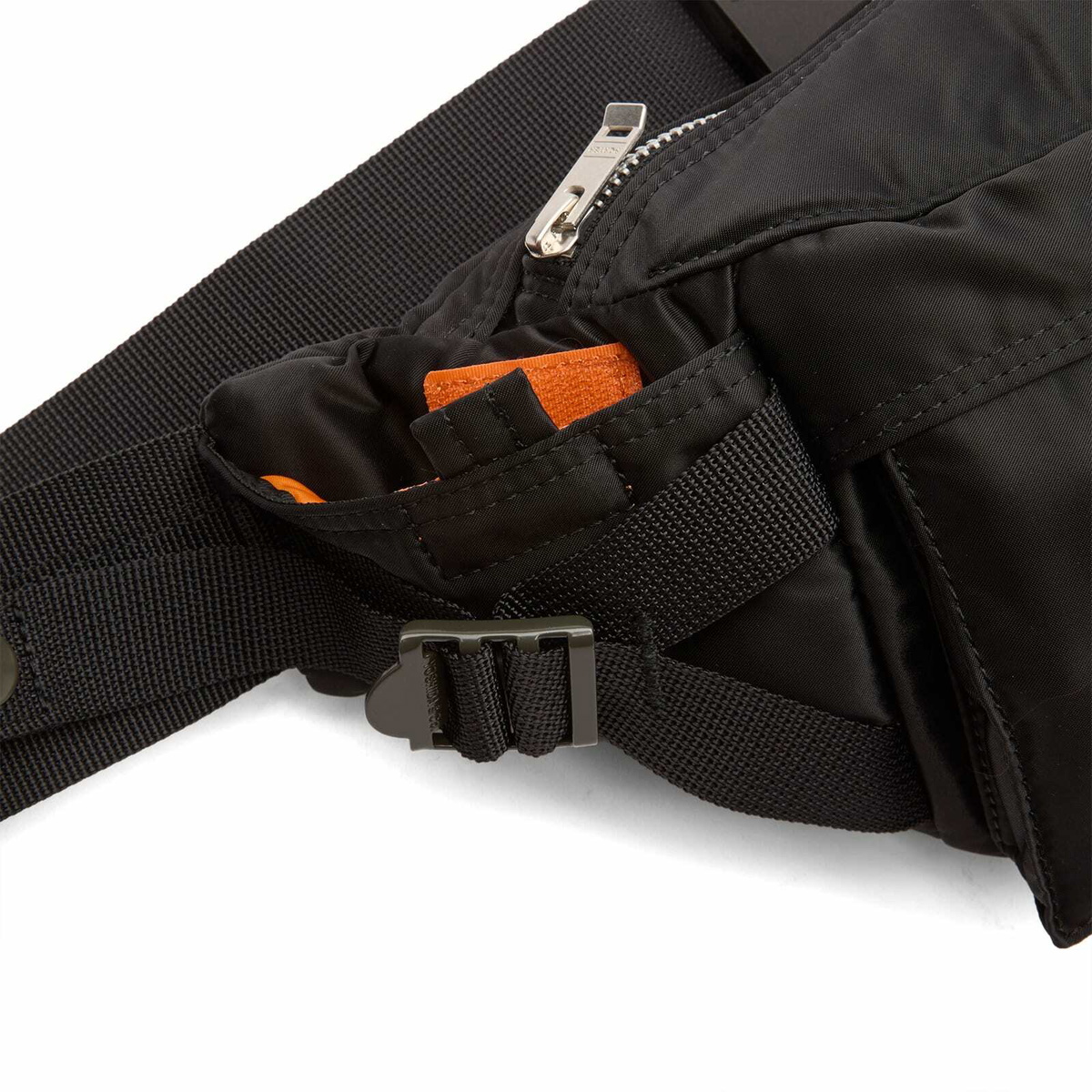 Porter-Yoshida & Co. Tanker Waist Bag - Small in Black 